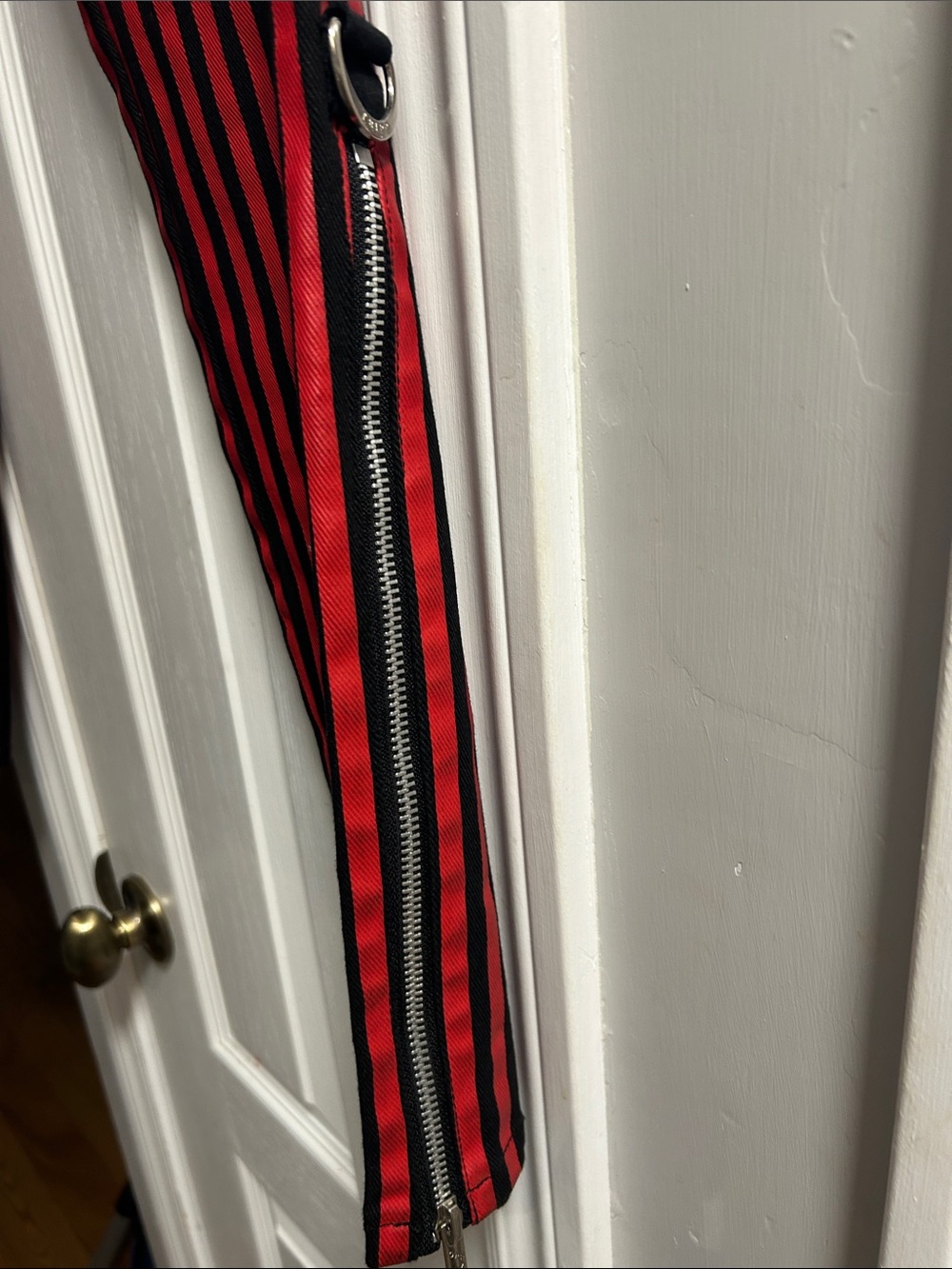 Tripp NYC Red & Black Striped Skinny Jeans - Picture 5 of 8